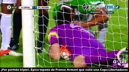 ¡Por partida triple!. Épica tapada de Franco Armani que valió una Copa Libertadores