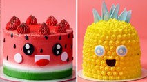The Best Cake Decorating Tutorials - 10 So Yummy Fruit Cake Recipes - Amazing Cake Compilation