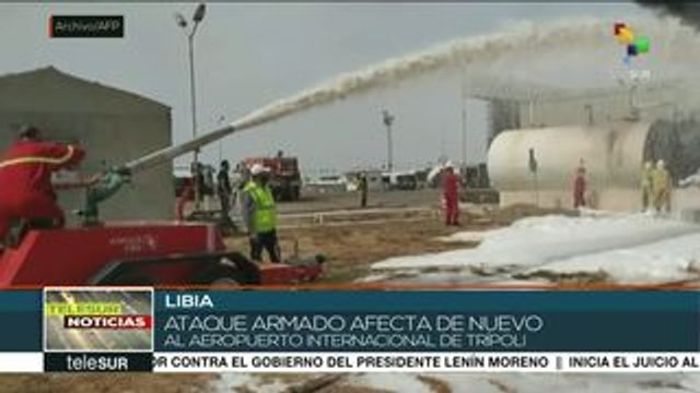 Libia: ataca de nuevo Jalifa Haftar el aeropuerto de Trípoli