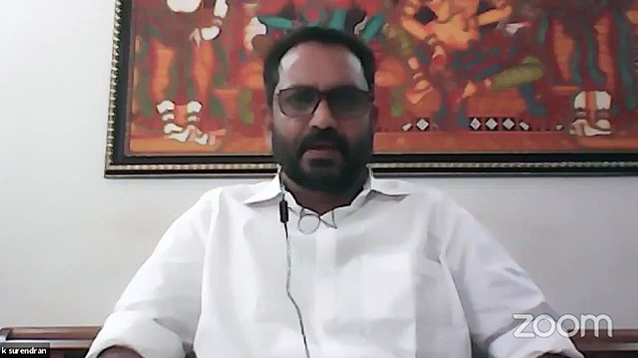 ബിജെപി സംസ്ഥാന അധ്യക്ഷൻ കെ.സുരേന്ദ്രൻ നടത്തിയ  വെബ്ബ് പ്രെസ്സ് കോൺഫെറൻസ് - 25May2020