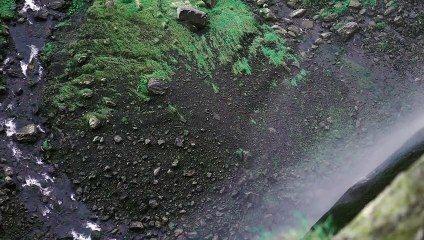 Landscape with waterfall