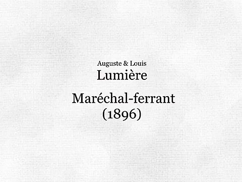 Maréchal-ferrant (Herrador) [1896]