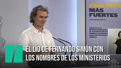 El lío de Fernando Simón con los ministerios: "Me lo tendré que estudiar"