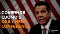 Governor Cuomo gives a COVID-19 response update from New York City