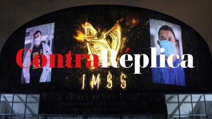 Montan mural en honor a los héroes de las unidades médicas y hospitalarias del IMSS