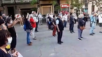 Concentració a Gràcia pels presos polítics