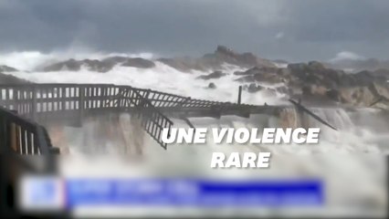 Les côtes d'Australie ravagées par une impressionnante tempête