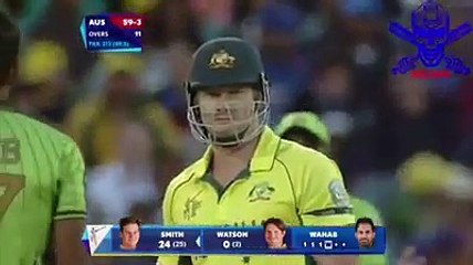 WAHAB RIAZ BOWLING IN WORLDCUP