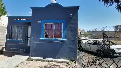 Tiran balazos y queman automóvil en Culiacán