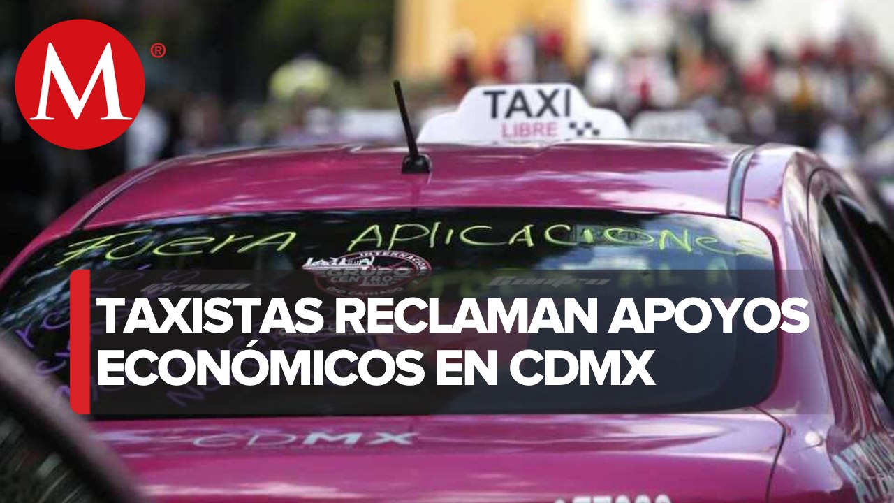 Taxistas protestan contra operativos de semovi en CdMx