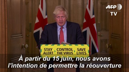 Le Royaume-Uni prévoit de rouvrir les commerces en juin indique Boris Johnson