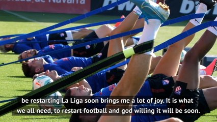 Correa happy with coronavirus protocols at Atletico