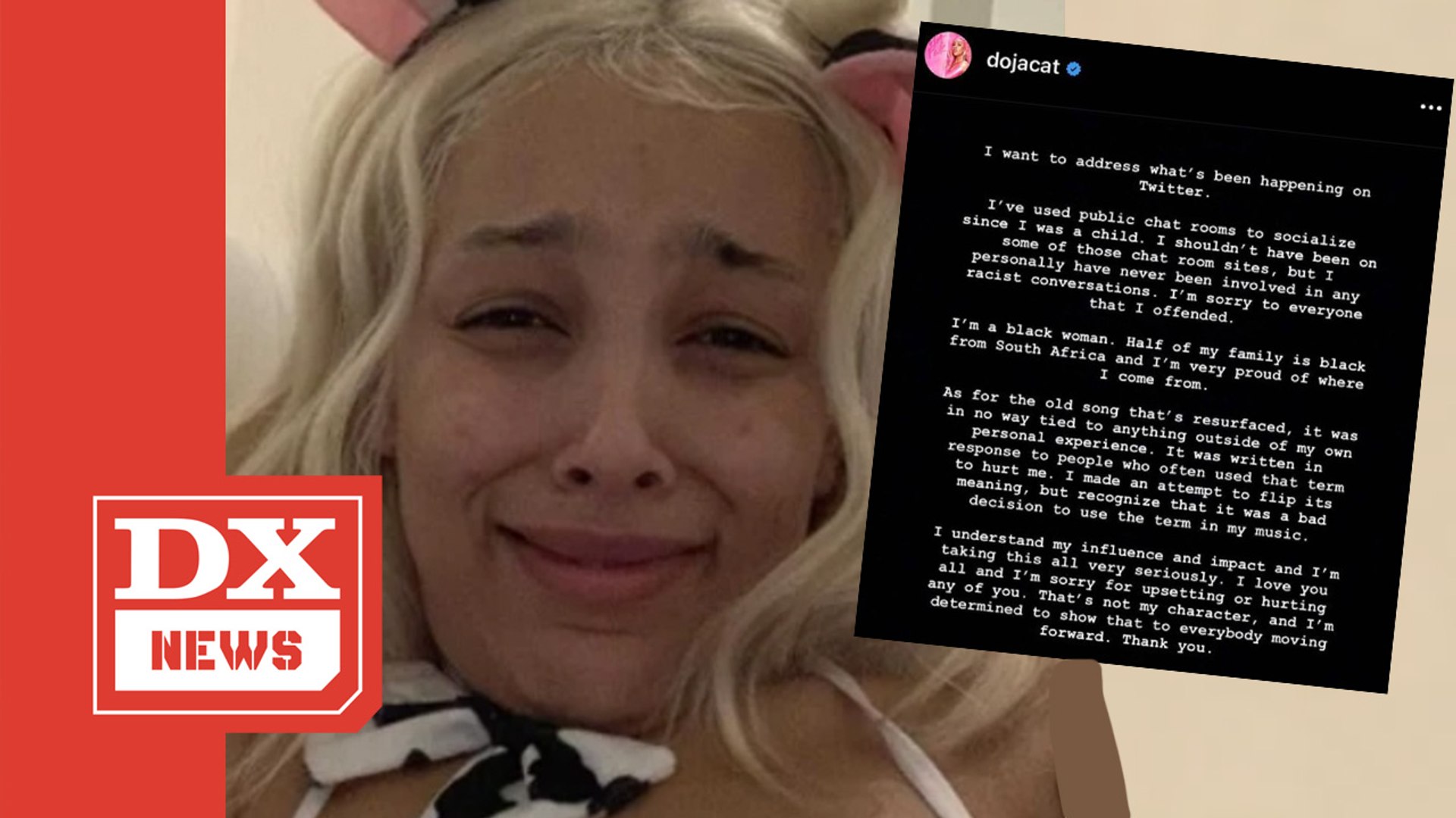 ⁣Doja Cat Denies She's Anti-Black In Instagram Apology