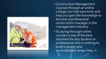 Diploma in construction management