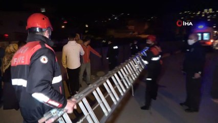 Korkuluklara tekme atan genç dereye düşerek hastanelik oldu