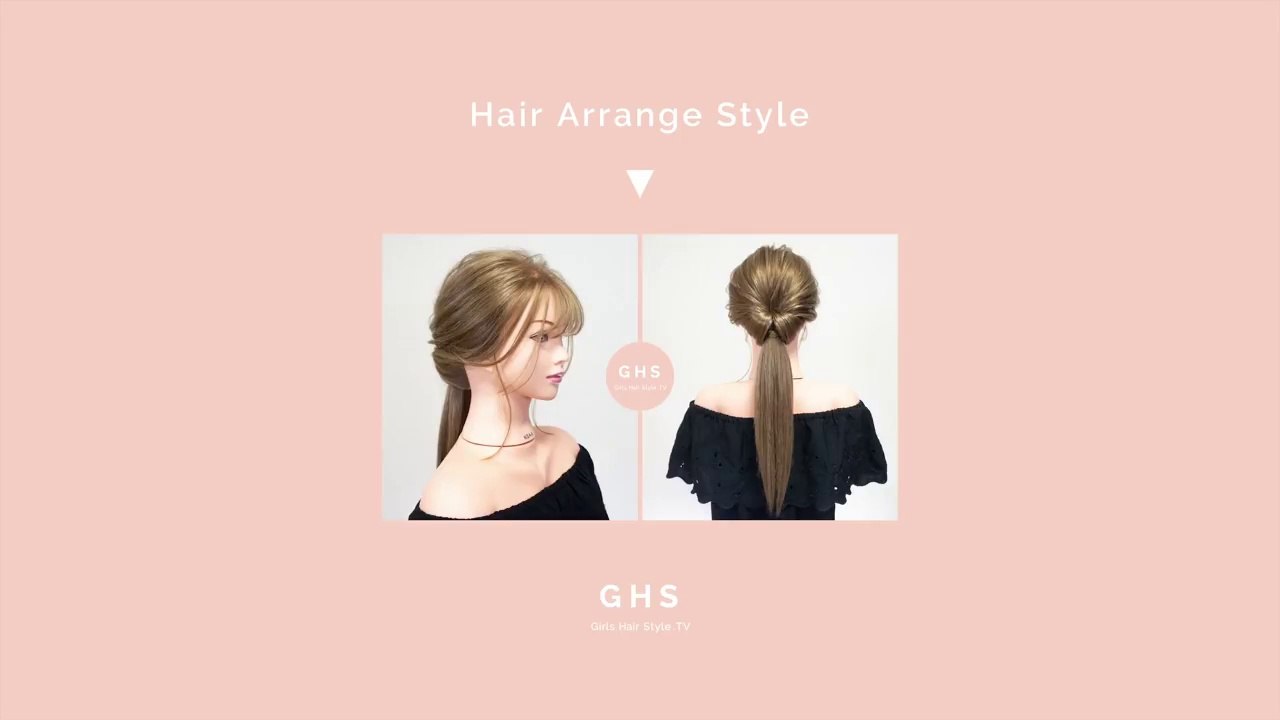 Everyone knows how to use skills] Easy hair arrangement