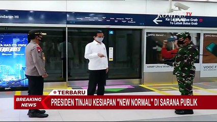 BREAKING NEWS - Jokowi Tinjau Kesiapan Stasiun MRT untuk Penerapan New Normal