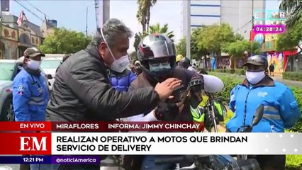 Edición Mediodía: Realizaron operativo a motos que brindan servicio de delivery