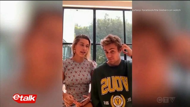 Justin et Hailey Bieber-ETalk-25 Mai 2020