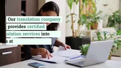 Certified Translation Services