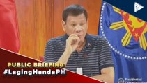 Pangulong #Duterte, muling nagbigay paalala sa pagharap ng bansa sa CoVID-19 crisis