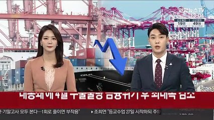 Скачать видео: '대봉쇄'에 4월 수출물량 금융위기 후 최대폭 감소