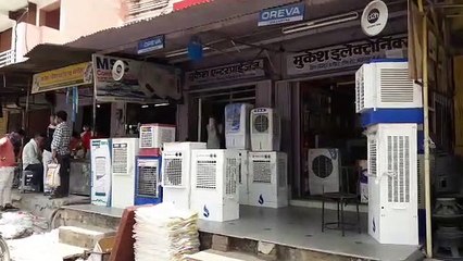 पारा 45 डिग्री पर, कूलर-एसी की बढ़ी मांग