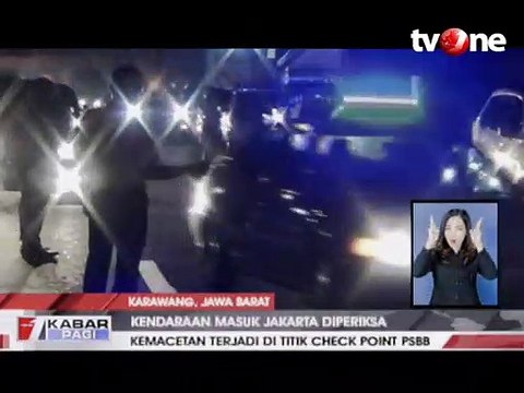 Check Point, Arus Balik di Tol Cikampek Arah Jakarta Macet