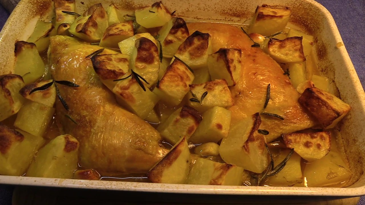 Rosemary Baked Chicken Legs
