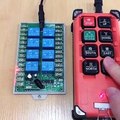 Wireless remote control switch, 8-channel wireless remote control