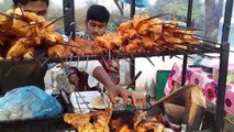 Unlimited Street Food Delicious Chicken Fry & Chicken Fry kababs Recipe Dhaka