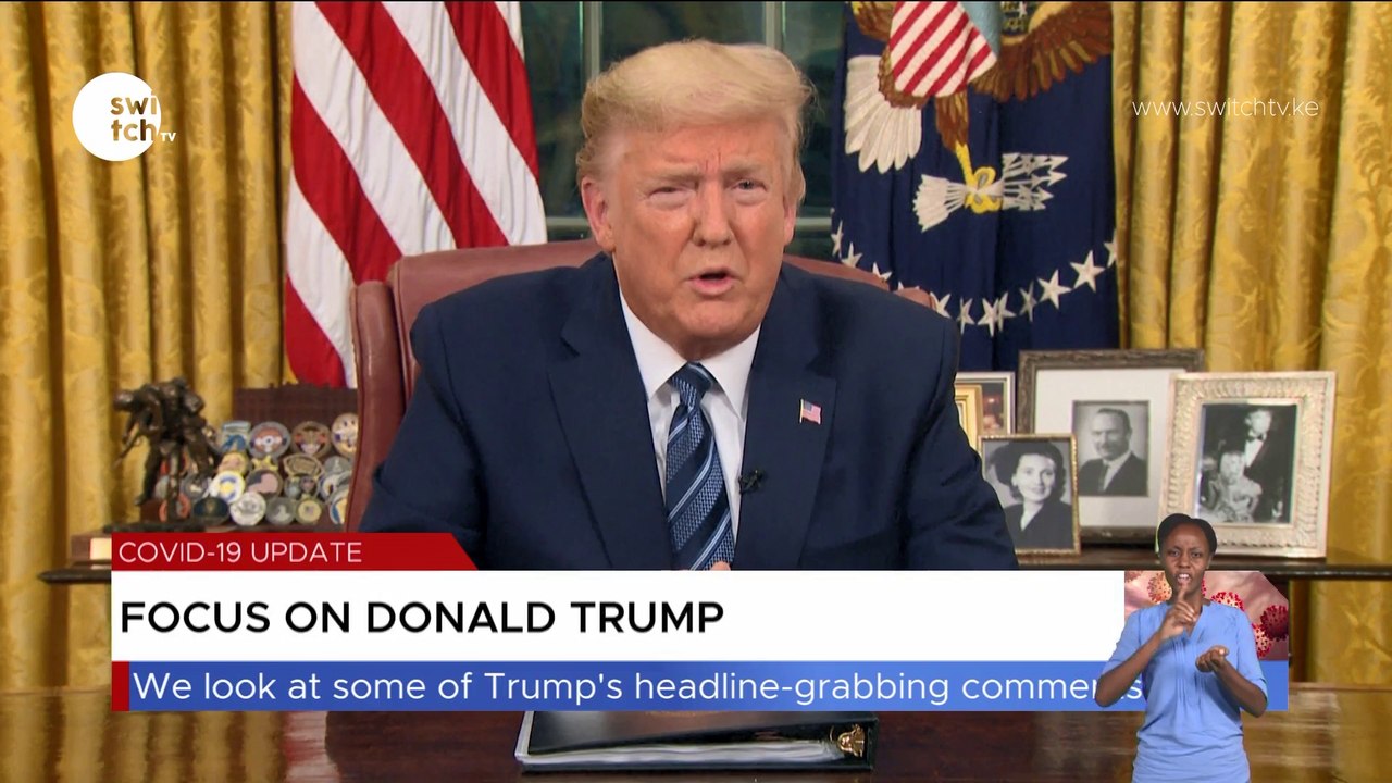 Focus on  Donald  Trump