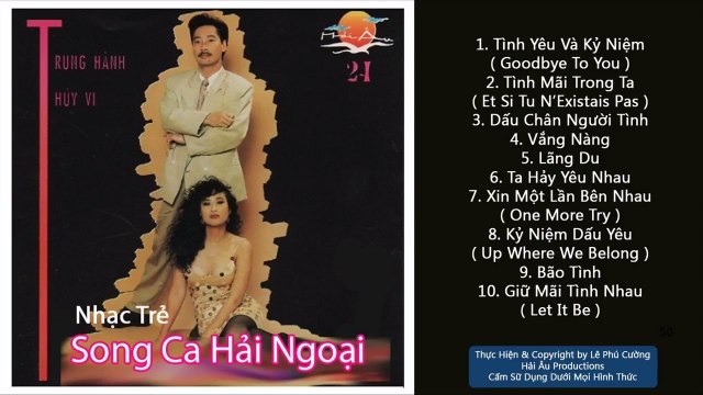 TRUNG HÀNH, THÚY VI - LIÊN KHÚC HẢI NGOẠI SÔI ĐỘNG NHẠC TRẺ SONG CA HẢI NGOẠI THẬP NIÊN 80,90