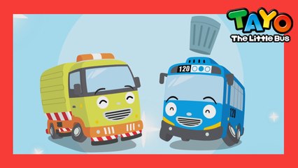Garbage Truck Song l Keep Roads Clean and Recycle  l Tayo's Sing Along Show l Tayo the Little Bus