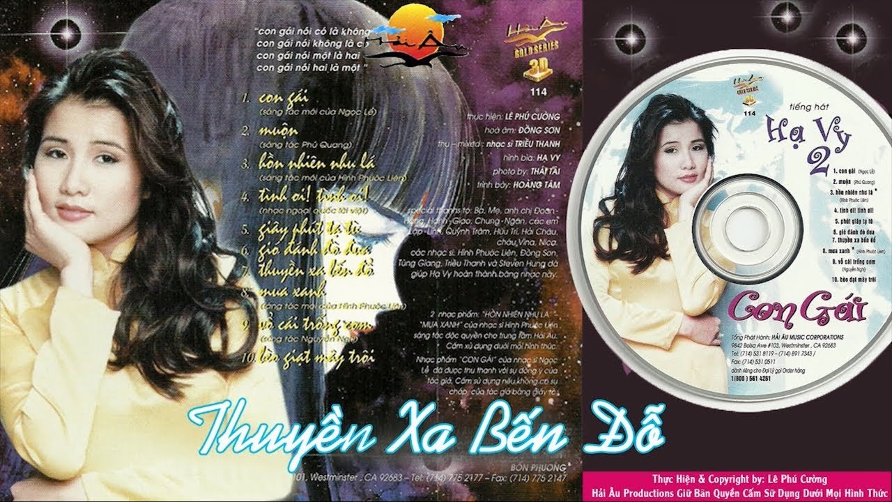 HẠ VY - NHẠC VÀNG TRỮ TÌNH HẢI NGOẠI THẬP NIÊN 90  ALBUM THUYỀN XA BẾN ĐỖ CÒN HAY MÃI VỚI THỜI GIAN