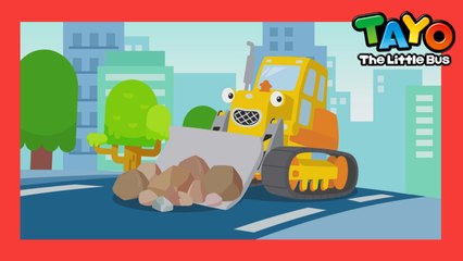 Bulldozer Song l Strong Heavy Vehicles  l Tayo's Sing Along Show l Tayo the Little Bus