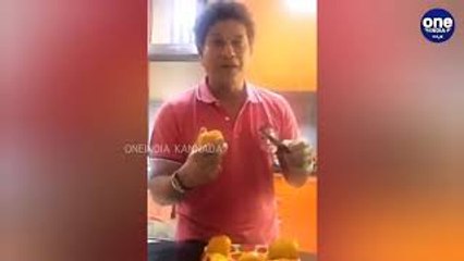 Sachin prepares homemade mango kulfi for his 25th wedding anniversary | Sachin Tendulkar