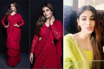 Raveena,Sana Khan, Navraj Hans ,Mouni Roy and Ali merchant Wishes Eid Mubarak
