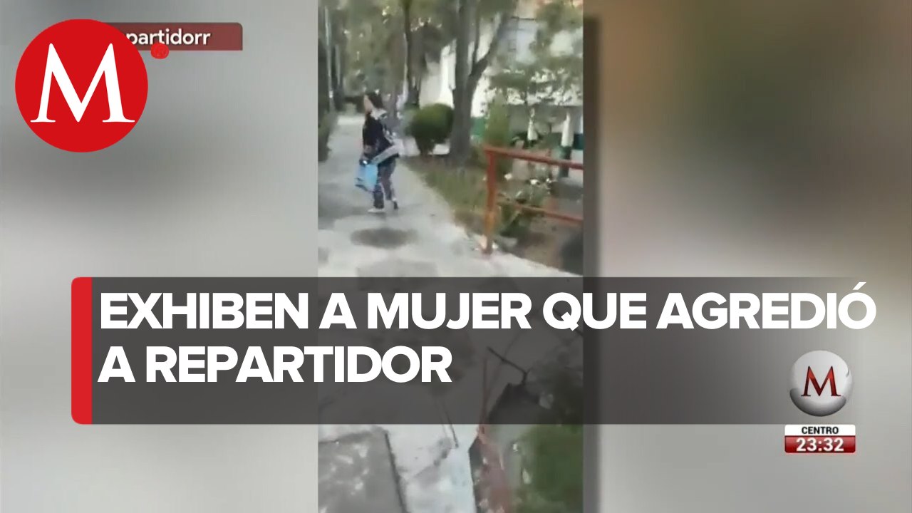Mujer ataca con gas pimienta a repartidor porqu...