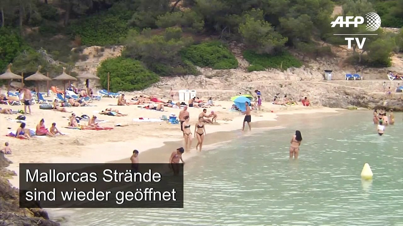 Strände auf Mallorca sind wieder geöffnet