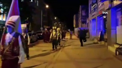 Mehter takımı ile bayram kutlaması