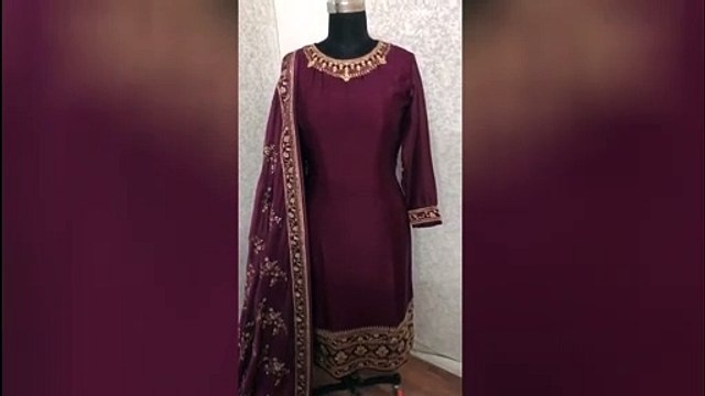 HOW TO STITCH SALWAR KAMEEZ | PRACHI DESAI DESIGNER SUIT | SEMI STITCHED | EMBROIDERY WORK DUPATTA