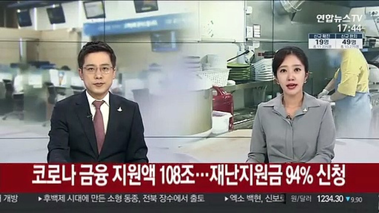 코로나 금융 지원액 108조…재난지원금 94% 신청