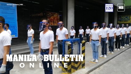 500 police trainees participate on the simulation exercise of the LRT line 2