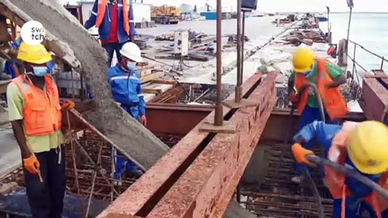 Lamu port construction