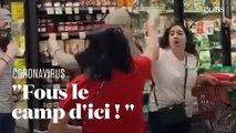 Sans masque dans un supermarché, une femme se fait violemment interpeller par d’autres clients