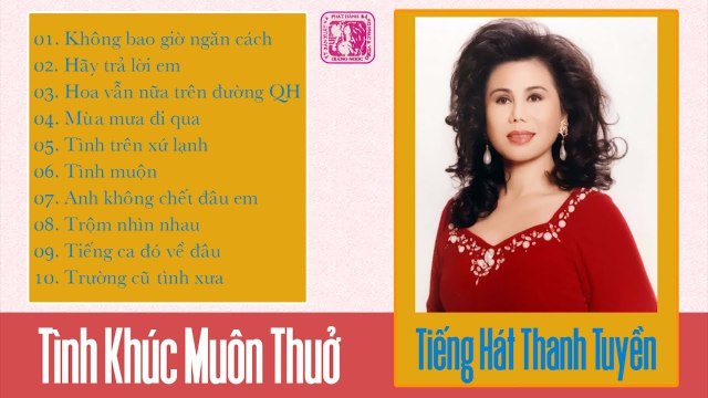 NHẠC VÀNG HẢI NGOẠI XƯA - NỮ HOÀNG BOLERO THANH TUYỀN 100001 NGƯỜI NGHE THÌ 100000 NGƯỜI NGHIỆN