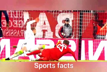 Amazing football goal. sports fact