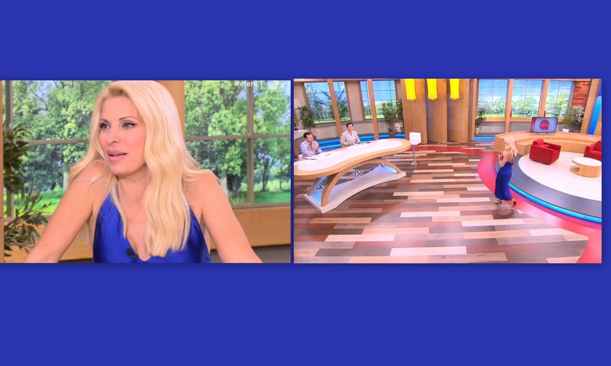 Ελένη Μενεγάκη: Μια ακόμη υπέροχη εμφάνιση! Το αποκαλυπτικό μπλε φόρεμα και ο λόγος που το φόρεσε