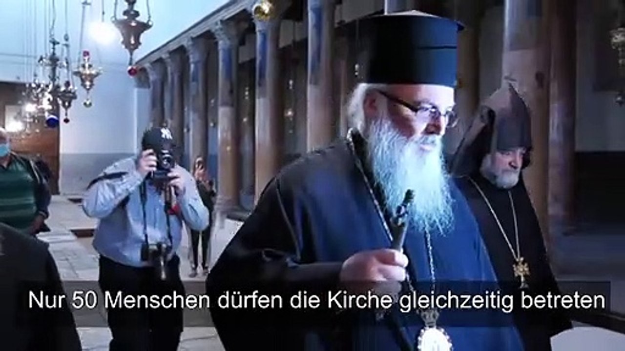 Geburtskirche in Bethlehem ist wieder geöffnet